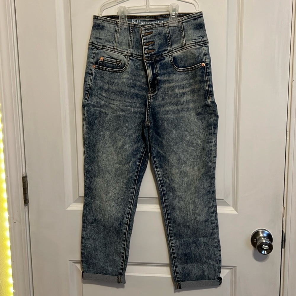 High waisted Blue jeans